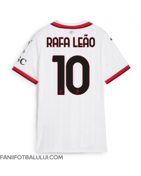 AC Milan Rafael Leao #10 Tricou Fotbal Replică 2024-25 Femei Deplasare